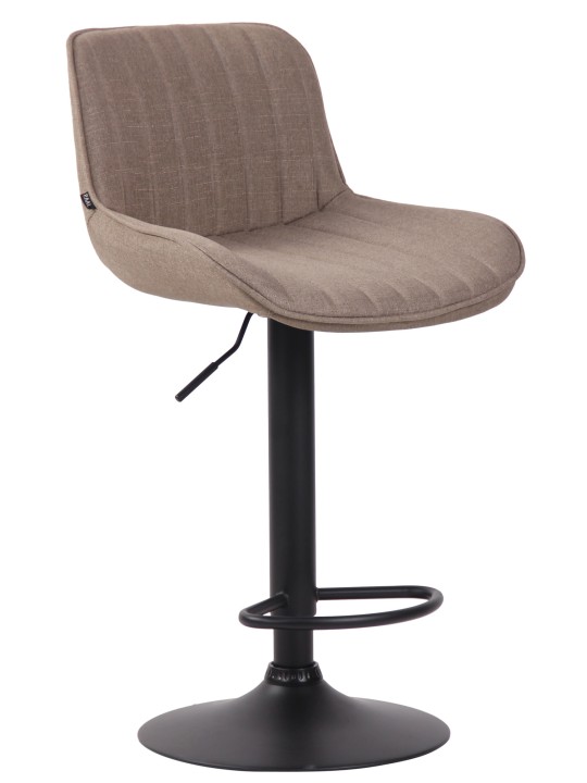 Taburete de bar tela Lentini, taupe Taburete de bar tela Lentini, taupe