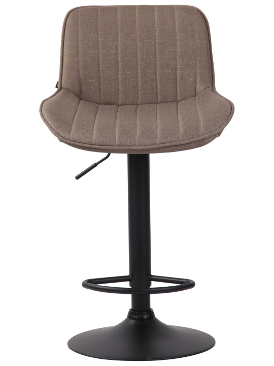 Taburete de bar tela Lentini, taupe Taburete de bar tela Lentini, taupe