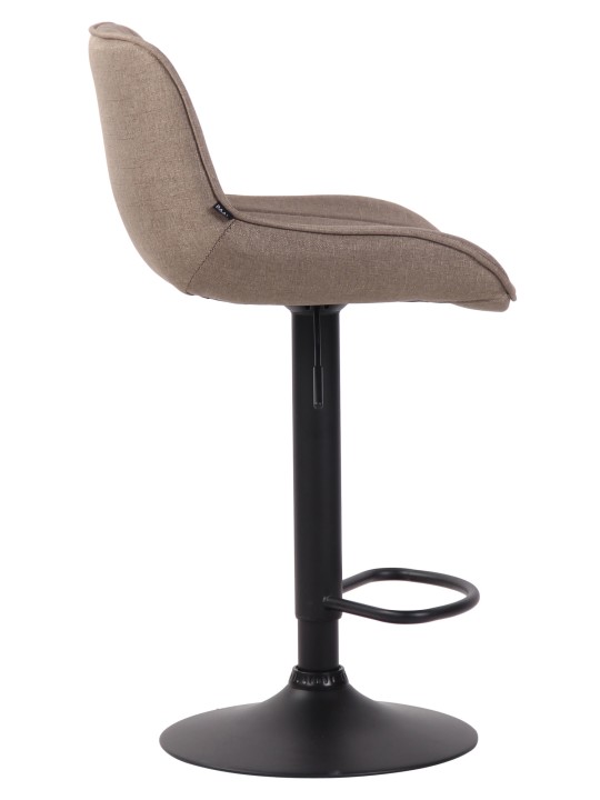 Taburete de bar tela Lentini, taupe Taburete de bar tela Lentini, taupe