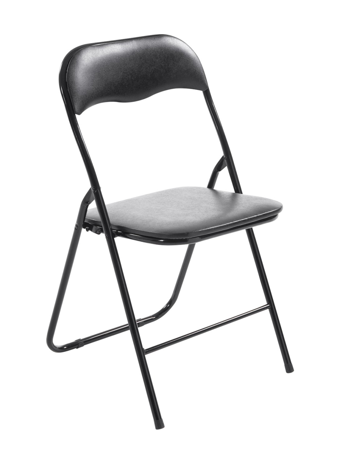 Silla plegable Félix, negro/negro