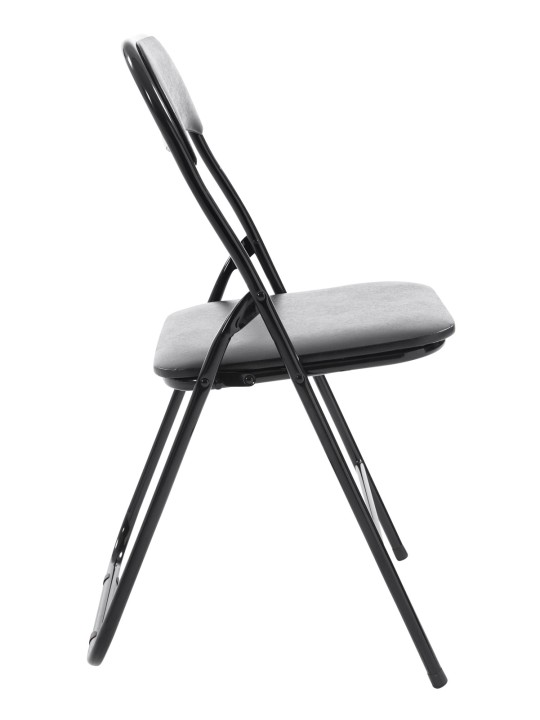 Silla plegable Félix, negro/negro