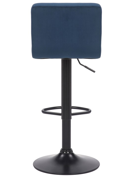 Juego de 2 taburetes de bar Feni terciopelo, azul Juego de 2 taburetes de bar Feni terciopelo, azul