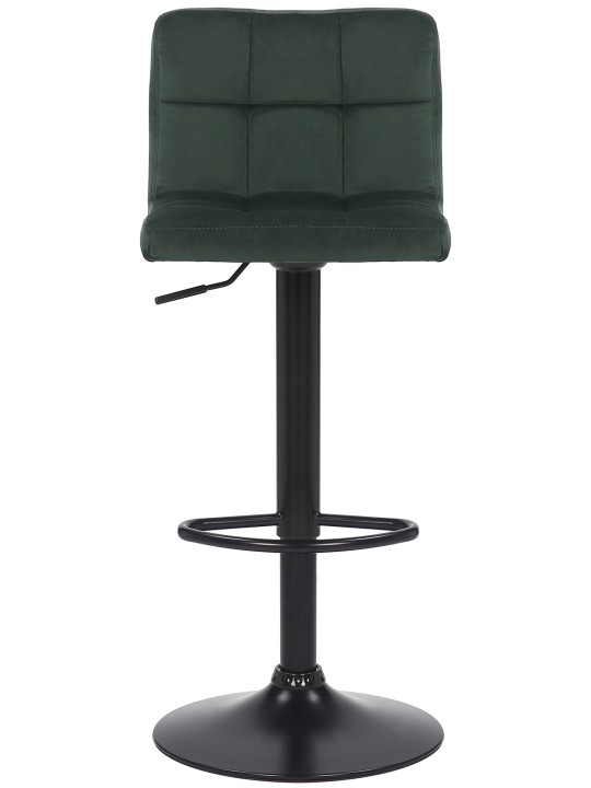 Juego de 2 taburetes de bar Feni terciopelo, verde
