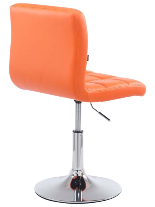 Juego de 4 taburetes de bar Palma V2, naranja