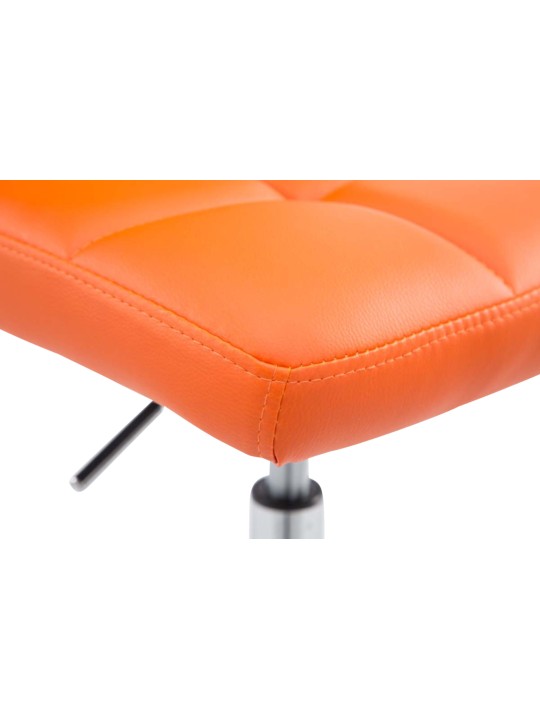 Juego de 4 taburetes de bar Palma V2, naranja