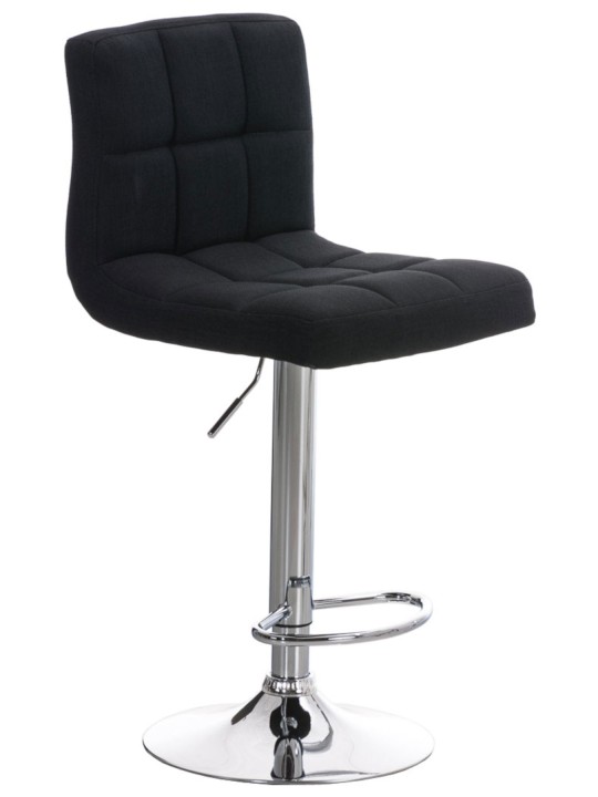 Juego de 2 taburetes de bar Perú FABRIC C, negro Juego de 2 taburetes de bar Perú FABRIC C, negro