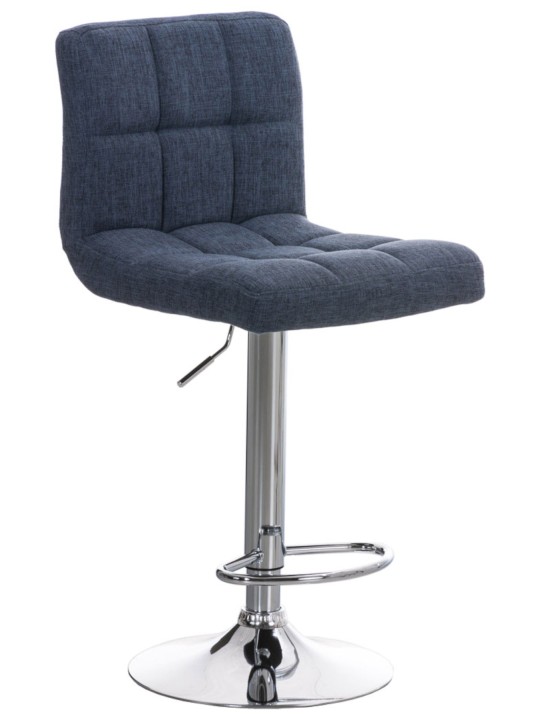 Juego de 2 taburetes de bar Perú FABRIC C, azul Juego de 2 taburetes de bar Perú FABRIC C, azul