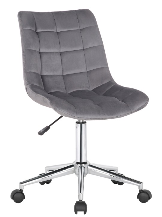 Silla de oficina Medford terciopelo, gris