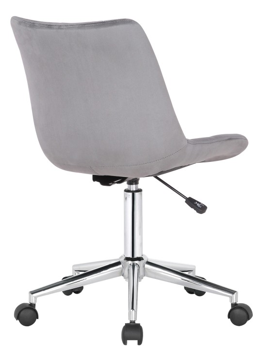 Silla de oficina Medford terciopelo, gris
