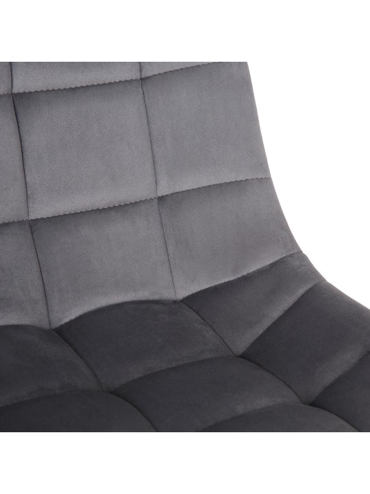 Silla de oficina Medford terciopelo, gris