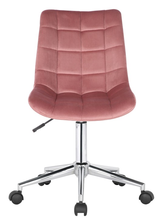 Silla de oficina Medford terciopelo, rosa