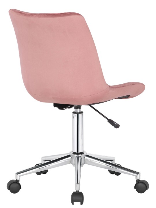 Silla de oficina Medford terciopelo, rosa