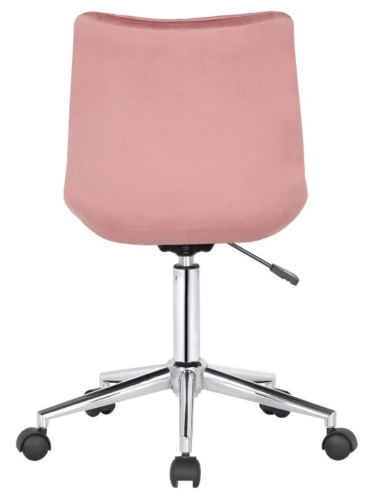 Silla de oficina Medford terciopelo, rosa