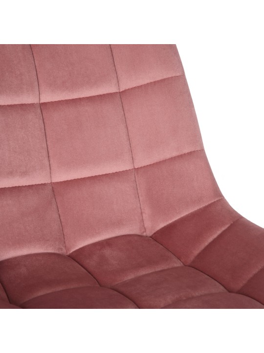 Silla de oficina Medford terciopelo, rosa