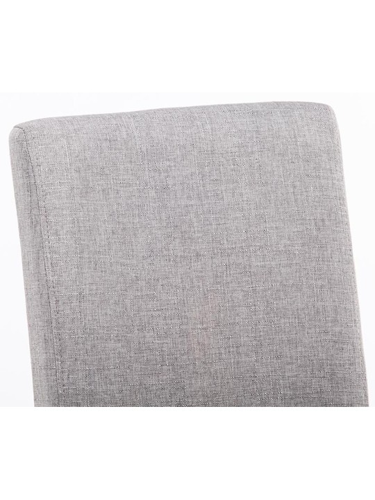 Juego de 2 sillas de comedor Ina tela, gris claro Juego de 2 sillas de comedor Ina tela, gris claro