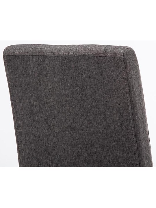 Juego de 2 sillas de comedor Ina tela, gris oscuro Juego de 2 sillas de comedor Ina tela, gris oscuro