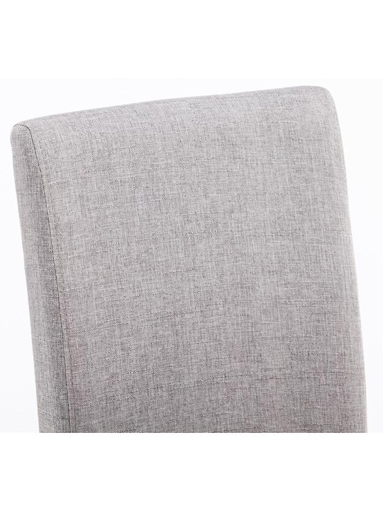 Juego de 2 sillas de comedor Ina tela capuchino, gris claro Juego de 2 sillas de comedor Ina tela capuchino, gris claro