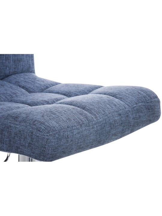 Juego de 2 taburetes de bar Perú FABRIC C, azul Juego de 2 taburetes de bar Perú FABRIC C, azul