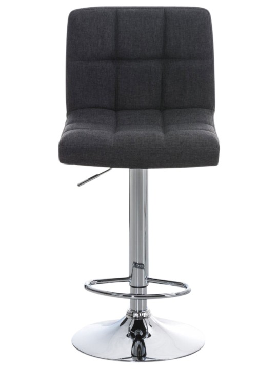 Juego de 2 taburetes de bar Perú FABRIC C, gris oscuro Juego de 2 taburetes de bar Perú FABRIC C, gris oscuro