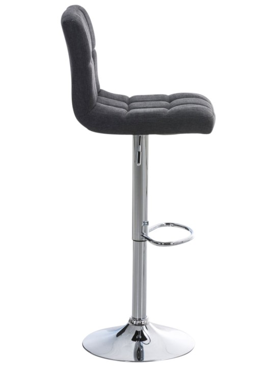 Juego de 2 taburetes de bar Perú FABRIC C, gris oscuro Juego de 2 taburetes de bar Perú FABRIC C, gris oscuro