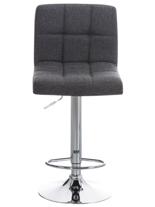 Juego de 2 taburetes de bar Perú FABRIC C, gris claro Juego de 2 taburetes de bar Perú FABRIC C, gris claro