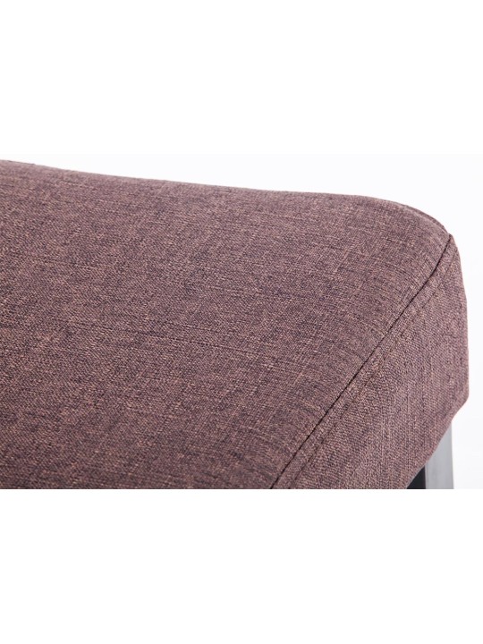 Juego de 4 sillas de comedor Ina tela, marrón Juego de 4 sillas de comedor Ina tela, marrón