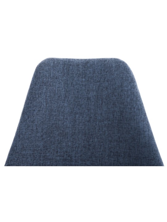 Silla Pata de Palo Tela Cuadrada, azul Silla Pata de Palo Tela Cuadrada, azul