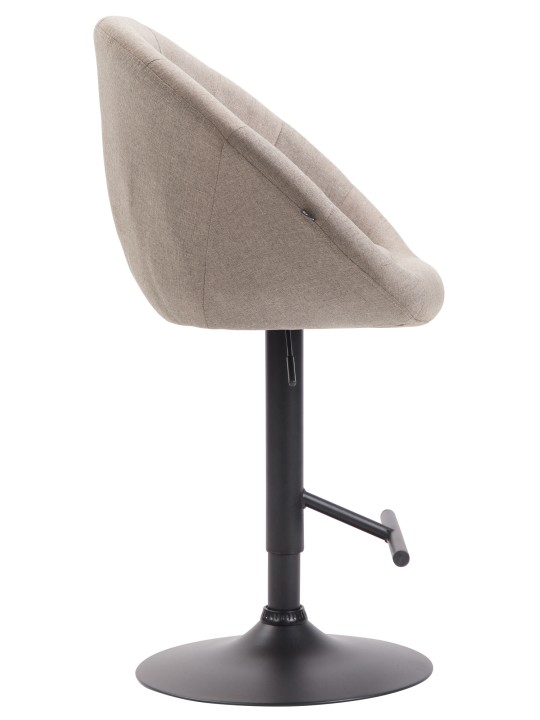 Taburete de bar London V2 tela, taupe