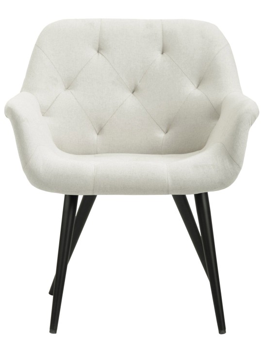 Silla de comedor tela Langford, beige