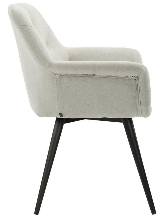 Silla de comedor tela Langford, beige