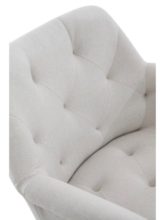 Silla de comedor tela Langford, beige