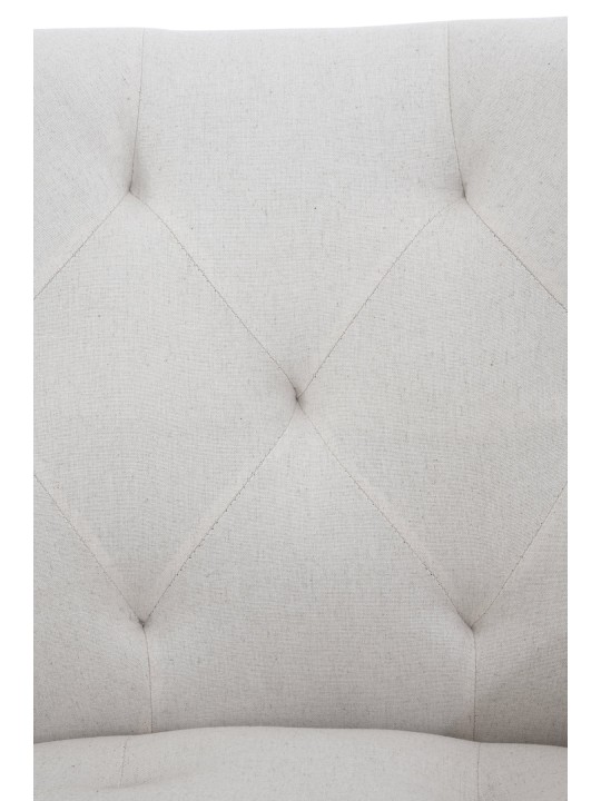 Silla de comedor tela Langford, beige