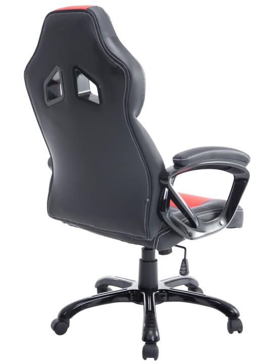 Silla de oficina Pedro, negro/rojo Silla de oficina Pedro, negro/rojo