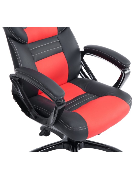 Silla de oficina Pedro, negro/rojo Silla de oficina Pedro, negro/rojo