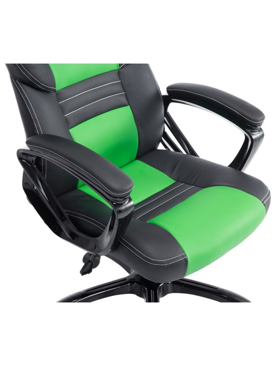 Silla de oficina Pedro, negro/verde