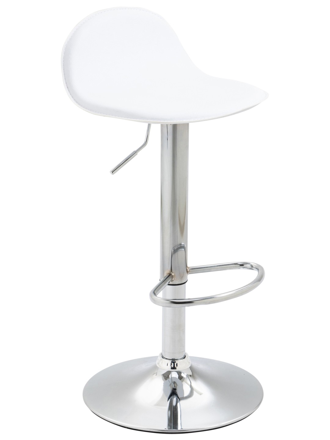 Taburete de bar Lana V2 C, blanco