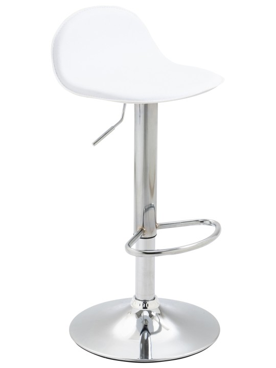 Taburete de bar Lana V2 C, blanco