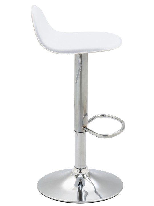 Taburete de bar Lana V2 C, blanco