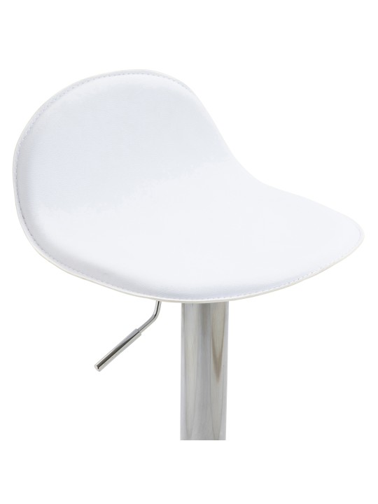 Taburete de bar Lana V2 C, blanco