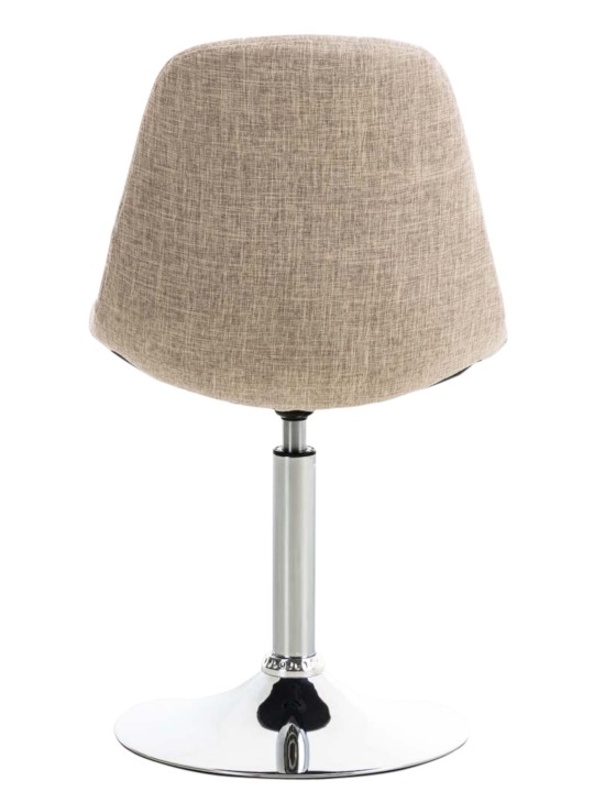 Conjunto de 2 sillas tela Emil, crema