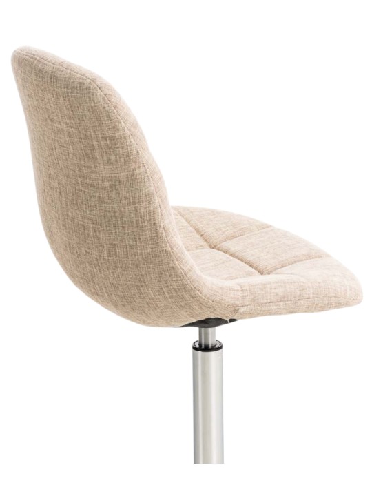 Conjunto de 2 sillas tela Emil, crema