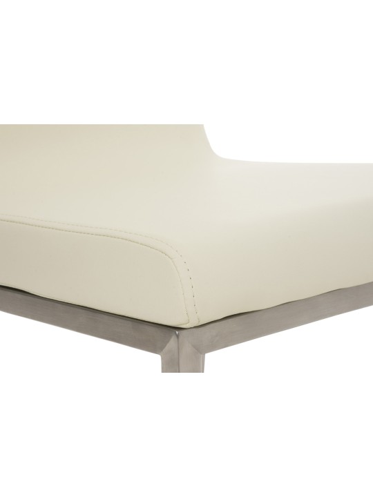 Juego de 2 sillas de comedor Colmar, crema Juego de 2 sillas de comedor Colmar, crema