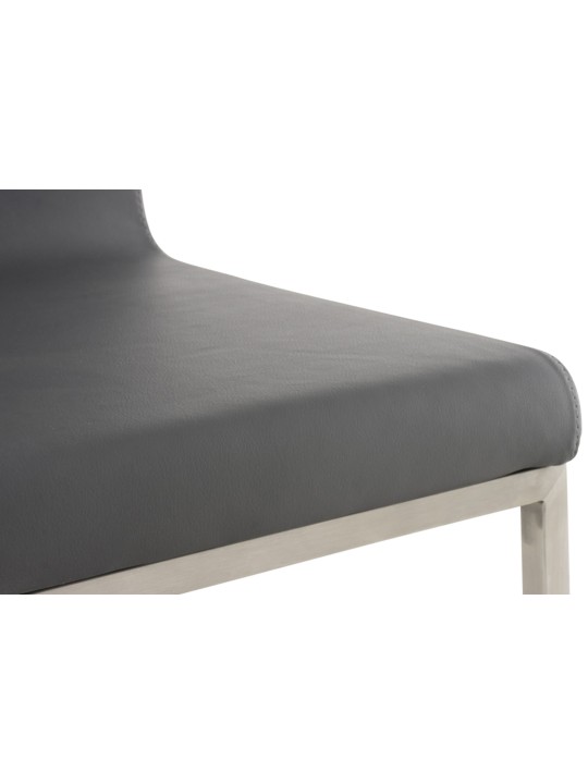 Juego de 2 sillas de comedor Colmar, gris