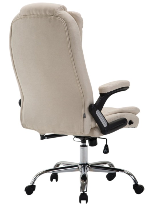 Silla de oficina Thor tela, crema