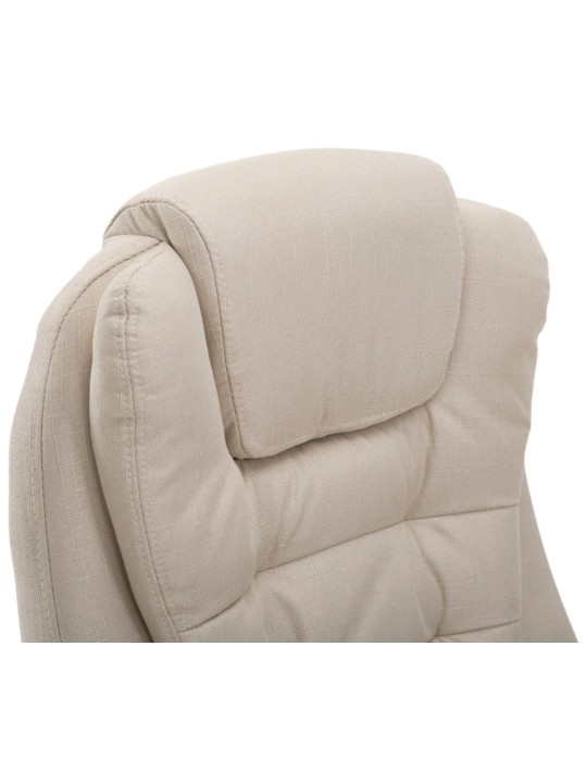 Silla de oficina Thor tela, crema