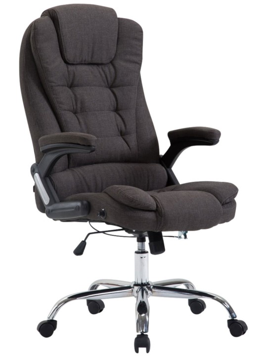 Silla de oficina Thor tela, gris oscuro