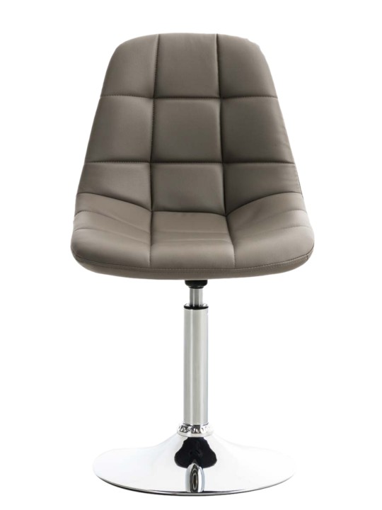 Conjunto de 2 sillas Emil piel sintética, taupe