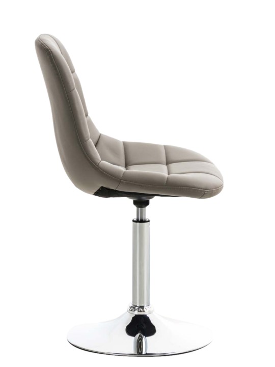 Conjunto de 2 sillas Emil piel sintética, taupe