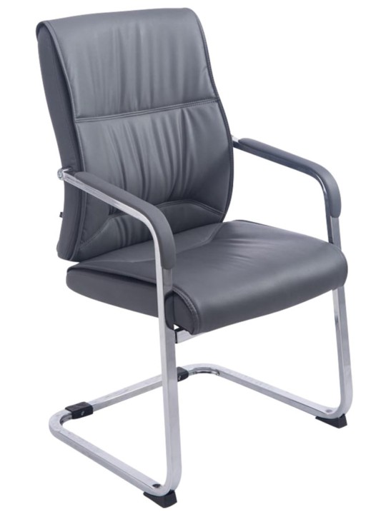 Conjunto de 2 sillas voladizas XL Anubis, gris