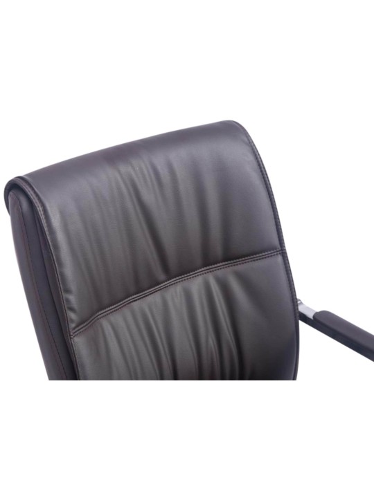 Conjunto de 2 sillas voladizas XL Anubis, marrón